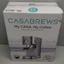 CASABREWS CM5418 Espresso Machine 20 Bar, Compact Espresso Maker with Steam Milk Frother, Stainless Steel Coffee Machine with 34oz Removable Water Tank for Cappuccino, Gift for Women or Men, Silver