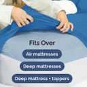 Extra Deep Queen Sheet Set - 6 Piece Breathable and Cooling Sheets - Hotel Luxury Bedding for Women, Men, Kids & Teens - Easy Secure Fit - Soft, Wrinkle Free & Comfy - Extra Deep Pockets - Royal Blue