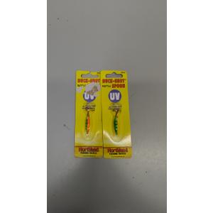 Northland BRUVS2-22 UV Buck Shot Spoon, 1/16-Ounce 2 Pack