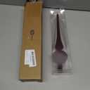 Sumind 11 Inch Burgundy Velvet Finial Christmas Tree Topper Vintage Spherical Tree Topper Velvet Finial Mid Century Christmas Ornament for Home Xmas Holiday Party Decorations