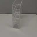 Chunful 1 Pack Acrylic Washi Tape Organizer, Clear Washi Tape Storage Holder with 4 Sliding Drawers, Desk Accessories Display Caddy Craft Box for Scrapbooking Art Craft Supplies