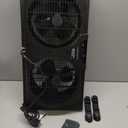 Comfort Zone Reversible Twin Window Fan with 3-Speeds & Expandable Width