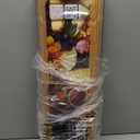 FARBERWARE Rectangular Build-a-Board Cutting Board with Single Compartment and Clear Locking Lid for Charcuterie, Snacks, and More, Bamboo