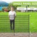 Toolterritory 10 Panel No Dig Decorative Garden with Gate 40"H x 24.2'L