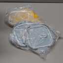 Glass Soup Containers with Lids 32 Oz, 4 Cup Glass Storage Containers, Tall Borosilicate Glass Food Storage Containers for Lunch, Ice Cream, Travel and Deli, Soup Freezer Safe Containers with Lids 