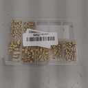 410Pcs M2 M2.5 M3 M4 M5 M6 Threaded Inserts Assortment Kit for 3D Printing Components,Female Thread Metric Brass Knurled Nuts,Insert by Heat into Plastic Parts