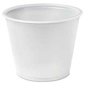 Dart P550N 5.5 oz Translucent PS Portion Container (Case of 2500)