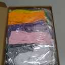 Giegxin 12 Pack Colorful Polyester Cloth Headbands for Girls Removable Rabbit Ear Bow Hairbands Hair Accessories, 12 Colors (Multicolor)