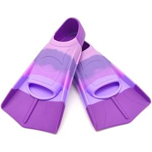 Gugmoy Kids Swim Fins,Comfortable Silicone Flippers for Swimming and Diving,Size Suitable Beginners Kids Girls Boys Adults M