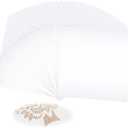 JAPCHET 50 Pcs 12 x 12 Inches PET Blank Stencil Sheets, 10 mil Acetate Sheets, Large Mylar Paper Sheets Template Material, Make Your Own Stencil for Vinyl Cutting Laser Cutting