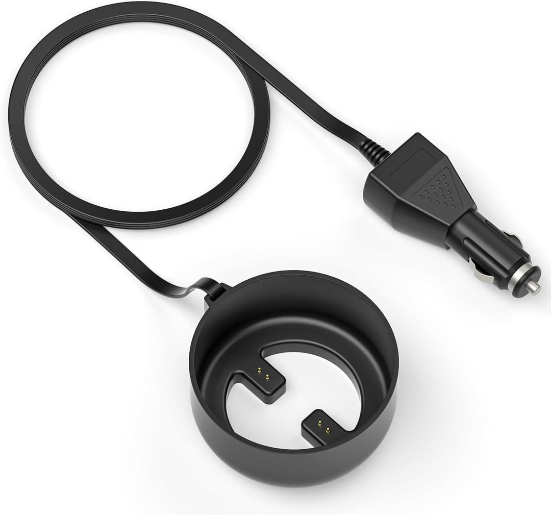 Car Charger Compatible with E M BER Travel Mug 2+, Charging Coaster Compatible with 12 OZ Temperature Control Smart Travel Mug Stainless Steel