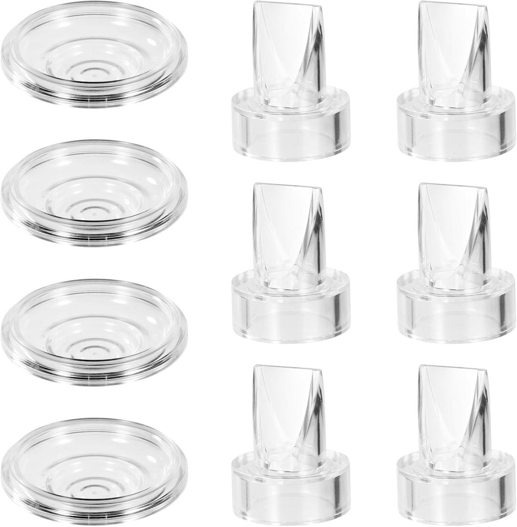 2 x 10pcs Breast Pump Replacement Parts for Momcozy S12 Pro/S9 Pro, Include 6pcs Silicone Duckbill Valves and 4pcs Silicone Diaphragms BPA-Free Wearable Breast Pump Accessories