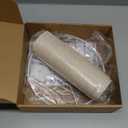 Small Lamp Shade, Beige Drum Lampshade 8.7''Top X 8.7'' Bottom X 7.9'' High, Replacement Lamp Shade Natural Linen Hand Crafted for Table Lamps, Floor Lamps, Chandelier Lamp, Easy Assembly Required