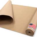 Floor Protection Paper 36" x 166 ft - USA-Made Brown Rosin Paper Roll, 7 Mil Heavy-Duty Builders Paper for Painting, Construction, Hardwood Floor Cover - Protection from Paint, Dust, Foot Traffic