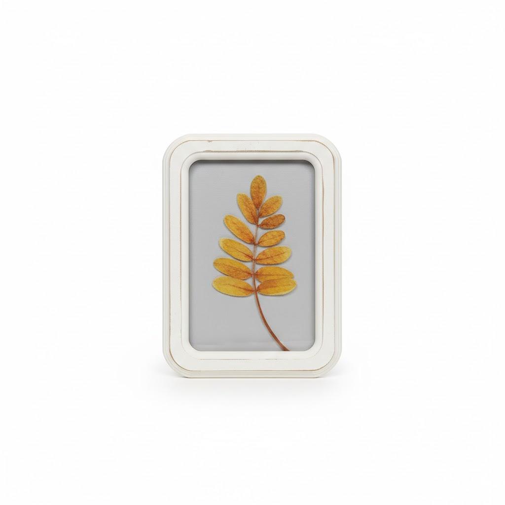 HH 11.8in Clear Wall Sign Leaf Yellow