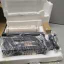 63" Floor Lamps for Living Room Bedside Nightstand Lamp All Black Tall Standing Lamp for Home Decor Bedroom Reading Lamp Farmhouse Rustic Bed Lights with 2 Light Sources (2 Bulbs)