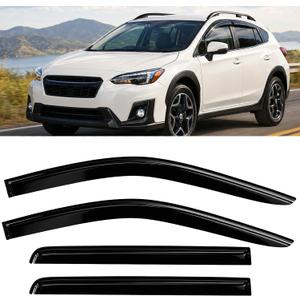 4PC Window Rain Guards fit 2018-2023 Subaru Crosstrek
