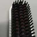 Cordless Straightener Brush, Portable Mini Hair Straightening Brush for Travel, Rechargeable 9000 mAh USB-C, Lightweight Anti-Scald Heated Styling Tools & Appliances (White)