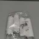 Beaupretty Airless Pump Lotion Bottle Travel Set 4-Pack - Refillable Cosmetic Dispenser Bottles for Serums Creams Moisturizers - Compact Portable Easy to Clean for Travel and Daily Use