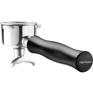 Normcore 54mm Double Spout Portafilter with Basket - Anodized Aluminum Handle and 18g Basket - Fit 54mm Breville/Sage Machines