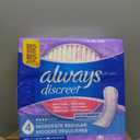 Always Discreet Adult Incontinence Pads for Women, Drier, 4 Drop Regular Length, Moderate Absorbency, Pads for Bladder Control Management, Bladder Leaks, & Postpartum Pads, 198ct