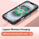 KANGHAR for iPhone 16 Case Cute Leopard Design Soft Flexible TPU Large Window Camera Lens Protector Phone Case Protective Cover Black and Brown Cheetah Print