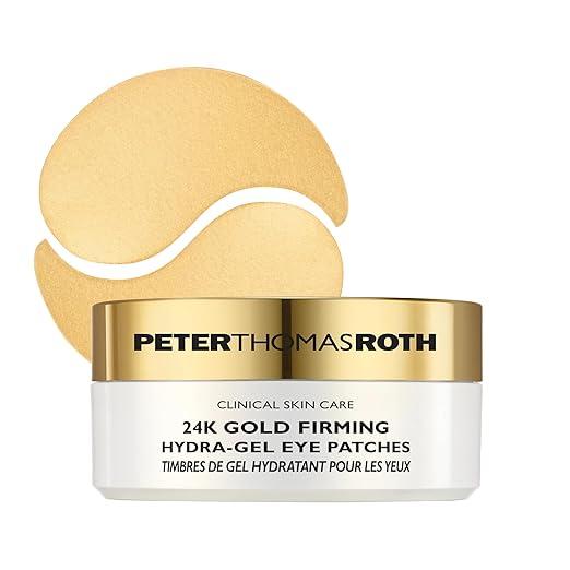 Peter Thomas Roth | 24K Gold Firming HydraGel Eye Patches | GoldInfused Eye Mask Patches for Fine Lines, Crow's Feet and Dark Circles