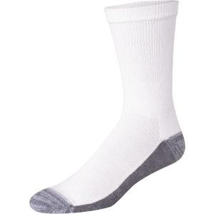 Hanes Men's Big & Tall Crew Socks (12-Pack) Size 12-14 White