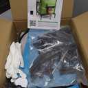 Heated Cat House for Outside use 900D Oxford Cloth, Outside Cat House Weatherproof with Remote Control Heating Pad, Insulated Cat Houses with Sloped Roof for Drainage, Raised Legs to Isolate Moisture