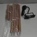 SANYOUNG Small Round Side Table with Charging Station for Small Spaces, 3-Tier Solid Wood End Table, Compact Sofa Table Bedside Tables for Living Room, Bedroom, Apartment, Natural