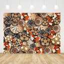 Ticuenicoa Traditional Ethiopian Floral Pattern Basket Backdrop 7x5ft Africa Ethiopia Baskets Wall Art Background for Birthday Baby Bridal Shower Wedding Party Decorations Hanging Supplies Banner