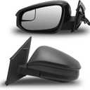 Left Driver Side Mirror Compatible with Toyota RAV4 2016 2017 2018 Door Mirrors Power Glass Manual Folding Non-Heated