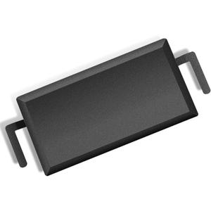 Universal Large Carbon Steel Griddle for Outdoor Gas Grill, Induction, Gas/Electric Stove, and Oven, Double Burner Griddle with Thickened Heat-insulating Gloves, Pre-seasoned Nitride Coating Process