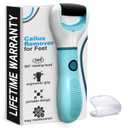 Electric Foot Callus Remover  Electric Foot Grinder with 2800 RPM Motor & 360 Rotating Replaceable Roller, Ergonomic Grip for Wet & Dry Skin  Pedicure Tools for Feet for Smooth Heels & Skin Care