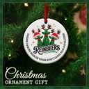 4 x Funny Beer Christmas Ornament 2025 - Rein-Beers Ornament for Tree, Hilarious Holiday Decoration for Beer Lovers, White Elephant Gift, or Coworker Exchange Present