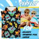 Pokemon Bath Towels 100% Cotton Towels Kids Teens Beach Pool Shower Travel Essentials (Multi, 6-9 Years)