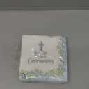 My First Communion Luncheon Napkins - 6.5" x 6.5" (Pack of 40) - Premium Blue Paper Napkins, Perfect for First Holy Communion Celebration Decor