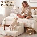 Dog Steps for Bed, Large Dog Stairs for Dogs to Get On Bed & Couch