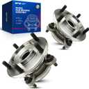 KAX 515202 Pair Front Wheel Hub Bearing Compatible with 2007-2009 Toyota Tundra 4.7L 4WD