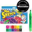 Mr. Sketch Scented Markers, Chisel Tip, Assorted Colors, 12 Count - Fun for Kids, Coloring, Spark Creativity, Arts & Crafts