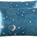 EXQ Home Satin Pillowcase Silky Satin Pillowcase for Hair and Skin,Soft Printed Pillow Cases Queen Size Set of 2 Satin Pillow Case with Envelope Closure Similar to Silk Pillow Cases