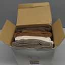 Pack of 4 Throw Pillow Covers 18x18 Inch Chenille Textured Neutral Brown Soft Pillow Covers Solid Decorative Farmhouse Cushion Covers Home Boho Western Decor for Couch Sofa Bed Living Room