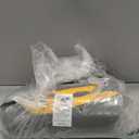 7-Piece Queen Size Bedding Set – Gray & Yellow Modern Comforter Set