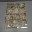 60pcs Christmas Wooden Snowflake Hanging Ornaments Snowflakes Christmas Ornaments for Holidays, Christmas Tree Decoration, Christmas Party Holiday Decor