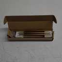 Goo-Ki 2 Pack 7 9/16'' Center to Center Brushed Gold Cabinet Bar Pulls with Backplate Modern Drawer Handles Closet Classic Home Kitchen Improvement Hardware