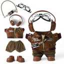 2 Sets Clothes for 17cm Doll, Cute Doll Clothes and Accessories, Outfit Sets 2025 Fashion Style (18Inch)