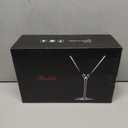 Handblown Crystal Martini Glasses Set of 4-9.5 oz Coupe Glass Set with Stem - Elegant Cocktail Glasses for Bar, Margarita, Cosmopolitan, Manhattan, Gimlet - Unique Gift for Mothers Day