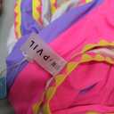 popvil High Waisted Bikini Sets for Women Tummy Control Swimsuits 3 Piece Bathing Suits Neon Swimwear with Skirt 2026, Size: M