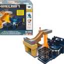Mattel Minecraft Mini Mode Playset, Rise of the Warden Set with 2 Minis including Steve & Warden Figures & DLC Code