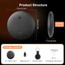 Air Tracker Tag-1 Pack Works with Apple Find My (iOS Only), Bluetooth Tracker Tag Keys Finder Tracking Tags Item Locator with Sounds Smart Tag Keys Item Finders Smart Tag for Keys